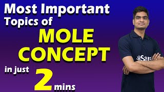 How to study MOLE CONCEPT for NEET | Most Important Topics