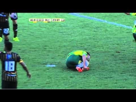 Gol de Díaz. Aldosivi 1 - Olimpo 0. Fecha 1. Torneo Transición 2016.