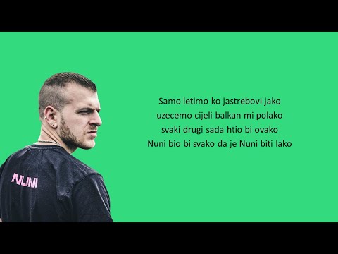 NUNI - JASTREBOVI (tekst/lyrics)