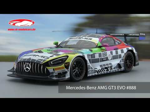 Ixo 1:18 Mercedes-Benz AMG GT3 EVO #888 12h Bathurst 2025 Mercedes