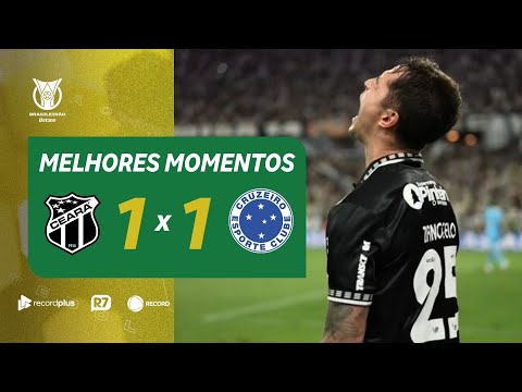 CEARÁ 1 X 1 CRUZEIRO