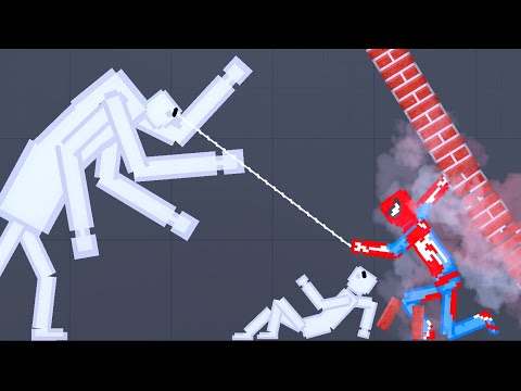 Spider-Man Saves people from Human-Mutant in People Playground