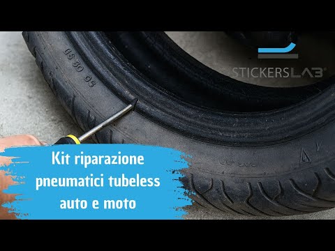StickersLab - Kit riparazione pneumatici tubeless auto e moto
