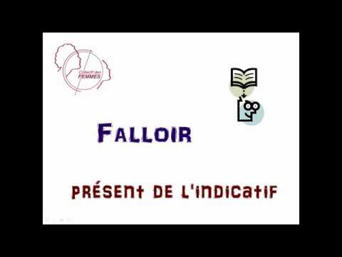 Falloir   Présent de l'indicatif