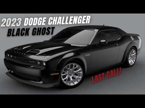 2023 Dodge Challenger Black Ghost Last Call Special Edition