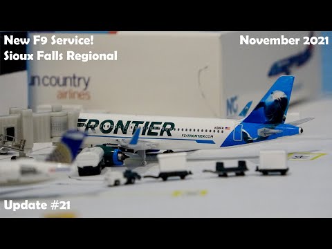 New F9 Service! | Sioux Falls regional Airport Update #21 - November 2021