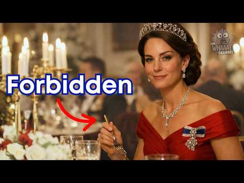 What Princess Catherine Is Never Allowed to Do at Formal Dinners
