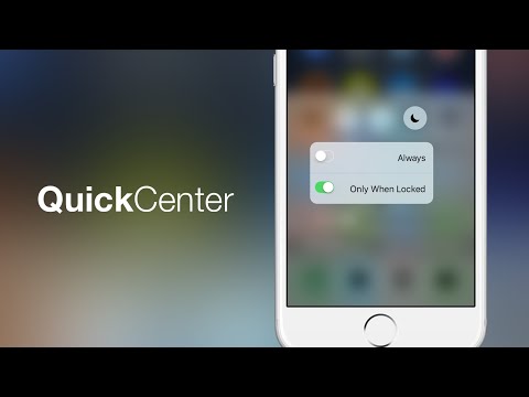 iOS 9 Cydia Tweaks: QuickCenter - Add Extended Functionality To Your Control Center