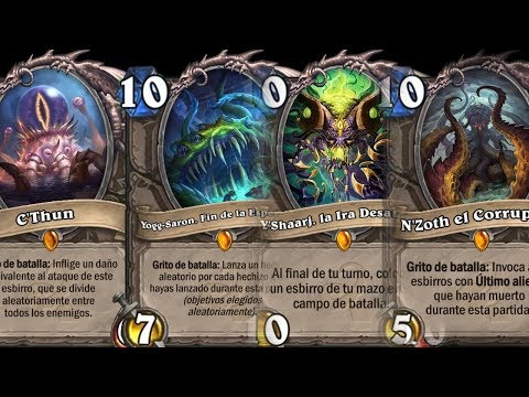 Frases de Dioses Antiguos en HearthStone - Castellano