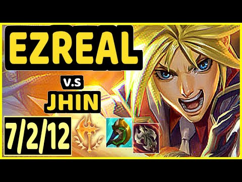 NEON (EZREAL) vs JHIN - 7/2/12 KDA BOTTOM ADC CHALLENGER GAMEPLAY - EUW