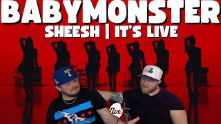 BABYMONSTER - “SHEESH” Band LIVE Concert [it's Live] REACTION