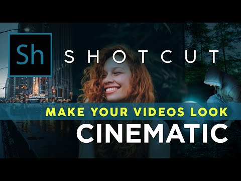 5 Tips for Getting the Cinematic or Filmic Look on Shotcut Video Editor - FREE LUTs