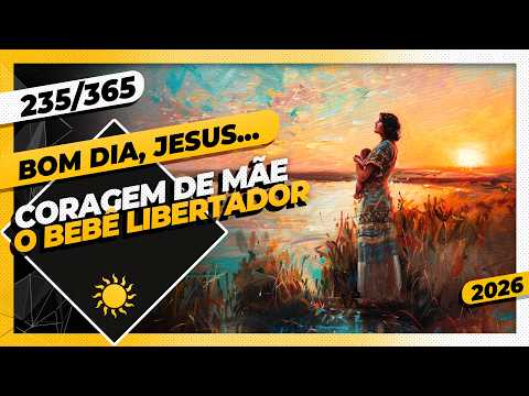 CORAGEM DE MÃE: O BEBÊ LIBERTADOR – Bom dia, Jesus! 235/365 (2026)