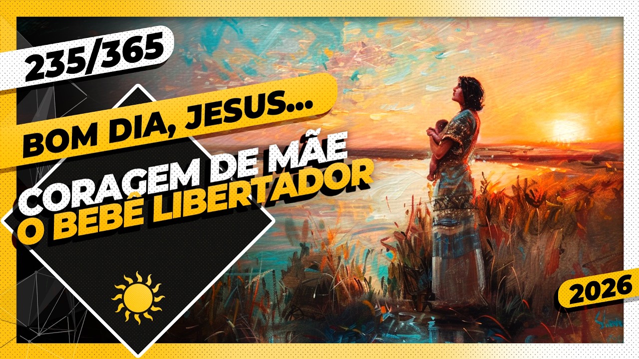 CORAGEM DE MÃE: O BEBÊ LIBERTADOR - Bom dia, Jesus! 235/365 (2026)