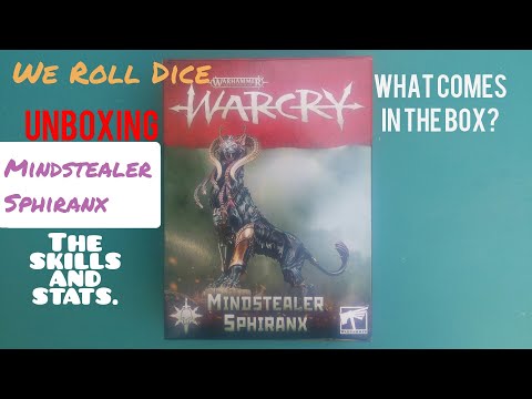 UNBOXING: Warcry MINDSTEALER SPHIRANX. All abilities and Stats.