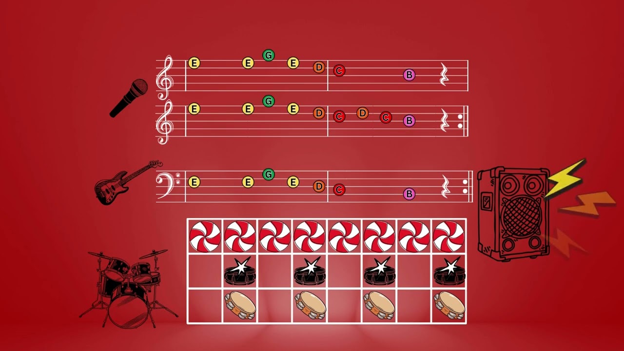 Seven Nation Army   BoomWhacker & Percussion Play A Long