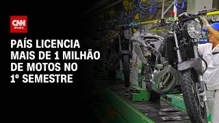 Vídeo: CNN Turbo: País licencia mais de 1 milhão de motos no 1º semestre | CNN PRIME TIME