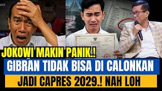 Download lagu JOKOWI MAKIN PANIK ! GIBRAN TIDAK BISA DICALONKAN JADI CAPRES 2029 mp3
