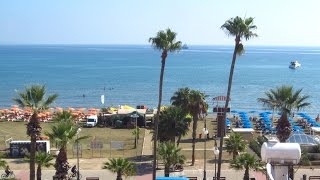 Finikoudes Beach, Larnaca, Cyprus (from hotel)
