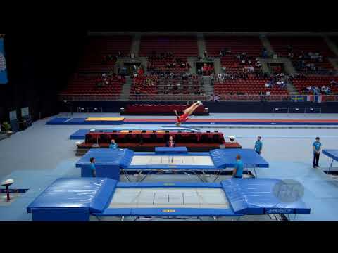 AHSINGER Nicole (USA) - 2017 Trampoline Worlds, Sofia (BUL) - Qualification Trampoline Routine 2