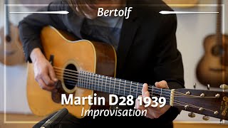 Video thumbnail for 1939 Martin D28 played by Bertolf | Improvisation by TFOA Demos