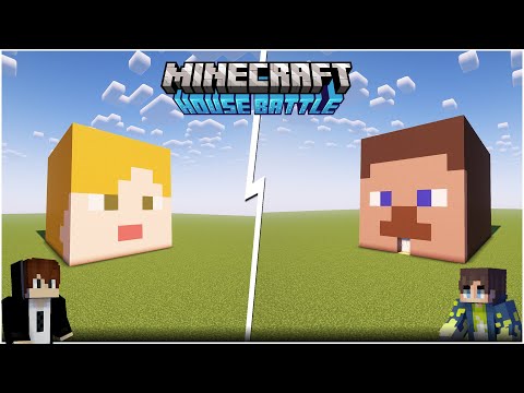 Epic Minecraft House Battle: Music Boy vs Maddy