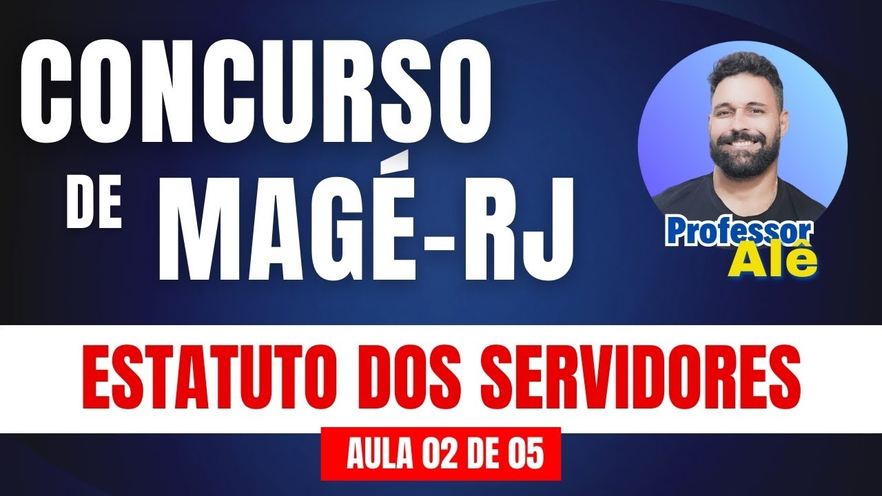 MAGÉ-RJ LEGISLATION - CLASS 02 - STATUTE OF SERVANTS-RJ (IAN BANK)