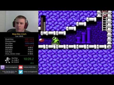 Mega Man 4 Any% in 40:31 [Obsolete]
