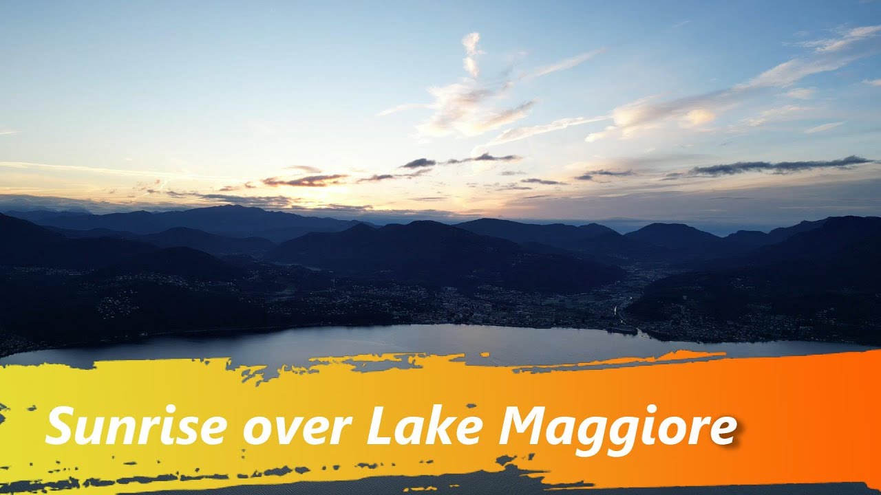 Sunrise over Lake Maggiore