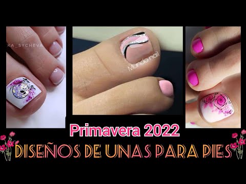 DISEÑOS DE UÑAS PARA PIES 2022 👉 PRIMAVERA 🌼 #uñasdecoradas  #uñas2022 #UÑASPIES #diseñosdeuñas