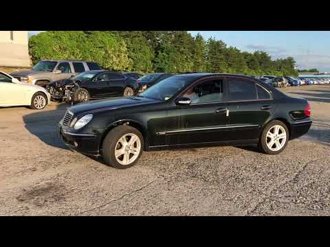 Mercedes-Benz  E240 W211 - подбитая ласточка, но управляемость идеальная.