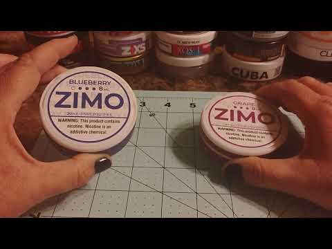 ZIMO 8 MG Grape and Blueberry 8 MG Nicotine Pouches Review
