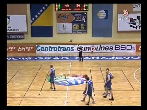 basket.ba: 12. kolo /M/ Bosna - Čapljina 94 : 72