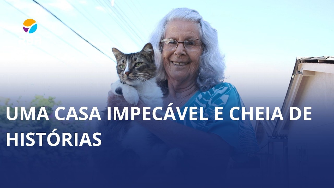 Uma casa impecável e cheia de histórias