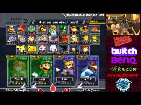 Shadowloo Showdown 6 Melee Doubles - Splice & Atticus vs Joey & Toshi