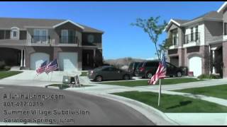 preview picture of video 'SUMMER VILLAGE Townhomes & Condos, Saratoga Springs UTAH 801-477-0219 |Jorge the REALTOR|'