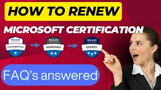 Microsoft Certification Renewal Process Explained | How to Renew Assoc