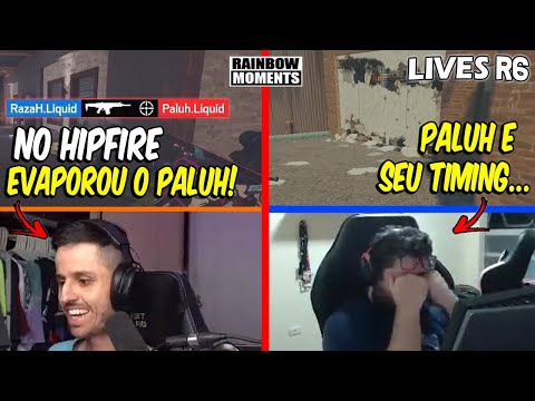 RAZAH EVAPORANDO O PALUH, TIMING BIZARRO DO PALUH, ROUND INSANO NA FPL - MELHORES MOMENTOS LIVES R6