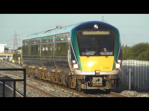 Irish Rail 22000 Class Intercity Train 22242 - Clondalkin & Fonthill Station, Dublin