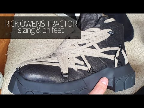Rick Owens SS20: Tecuatl Tractor Sneaker (Sizing & on Feet)