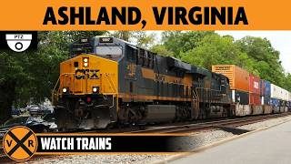 Ashland, Virginia, USA | LIVE RAILCAM - Virtual Railfan live webcam