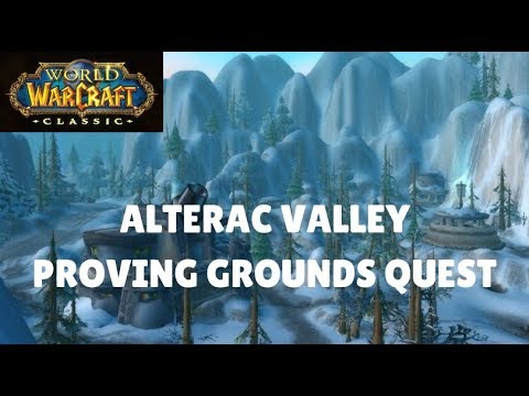 WoW Classic - Alliance Proving Grounds Quest | How To Get The Alterac Valley Insignia Trinket
