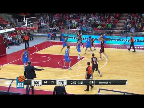 ABA Liga 2016/17 highlights, Round 7: Igokea - Cedevita (30.10.2016)