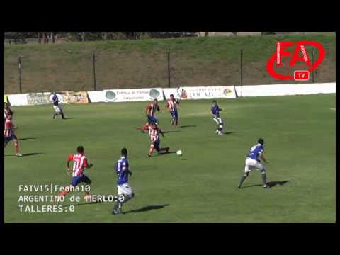 FATV 15 Fecha 10 - Argentino (Merlo) 1 - Talleres 2