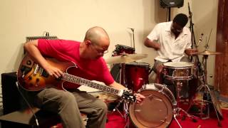 Han-earl Park & Gerald Cleaver - at Douglass Street Music Collective, Brooklyn - Aug 13 2013