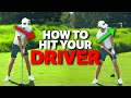 How to Hit Golf Drives Straight & Far (Simple Tip)