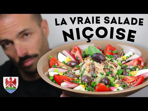 LA VRAIE SALADE NIÇOISE [Recette sans pommes de terre ni de haricots que du cru !]