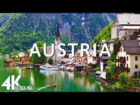 FLYING OVER AUSTRIA (4K UHD) - Relaxing Music With Stunning Beautiful Nature (4K Video Ultra HD)