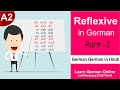 Reflexive- Part 1| German Grammar in Hindi | Reflexivverben | Reflexivpronomen | A2 | Learn German