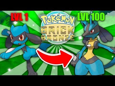 HOW TO CATCH AND EVOLVE RIOLU! POKEMON BRICK BRONZE (PBF)